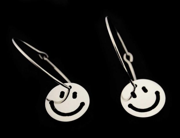 PENDIENTES ACERO ARO SMILE