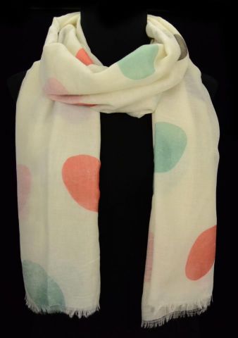 FOULARD LUNARES GIGANTES ROSA