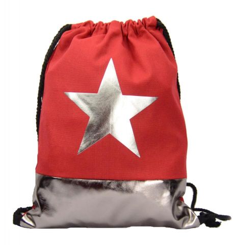 MOCHILA GYM COMBI STAR ROJO