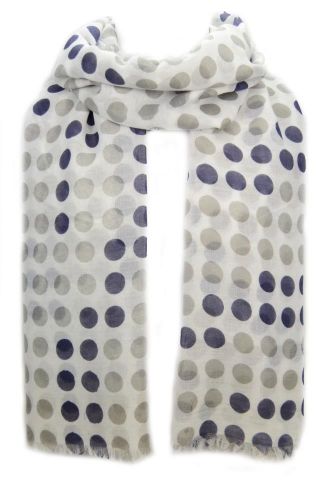 FOULARD LUNARES 2 COLORES AZUL