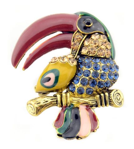 BROCHE TUCAN ESMALTE