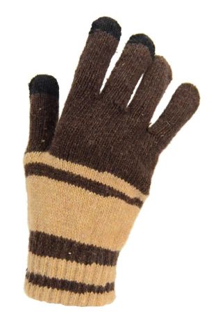 GUANTES CRO. FRANJAS MARRON