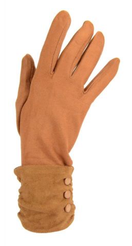 GUANTES ANTEL VUELTA 3 BOTON CAMEL