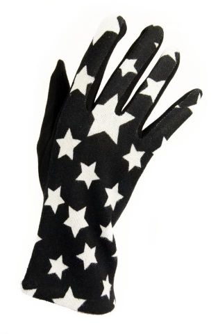 GUANTES PUNTO ESTRELLAS BLANCO