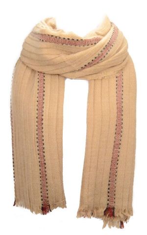 FOULARD PLISADOS VERTICALES CAMEL