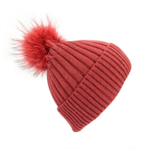 GORRO CANALE REAL POMPON GRANATE