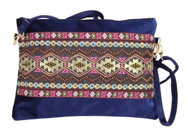 BOLSO SOBRE CENEFA AZUL