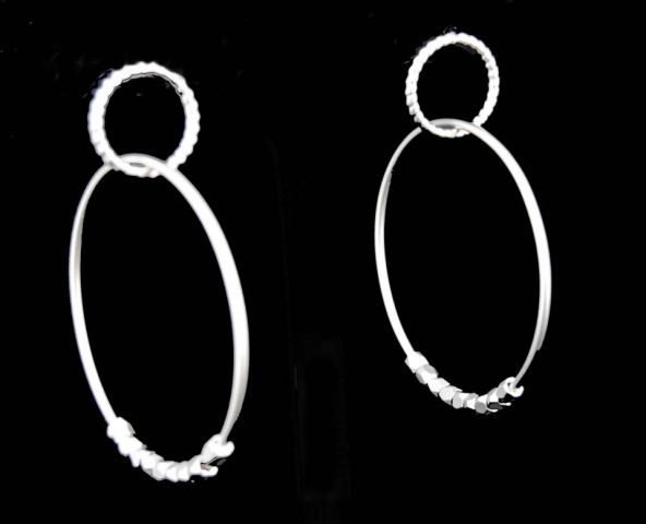 PENDIENTES PAU BIG PLATA