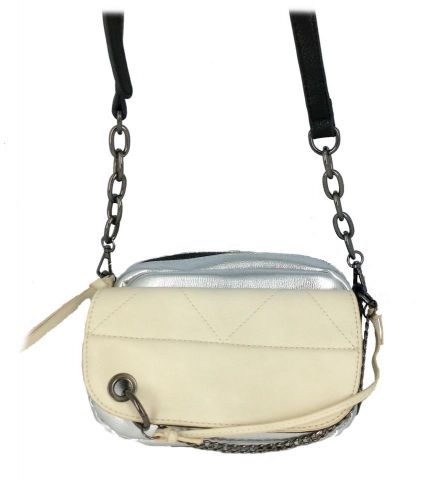 BOLSO P SOLAPA CREMA