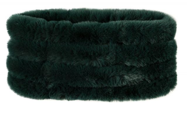 CUELLO PELUCHE Y CAPAS VERDE