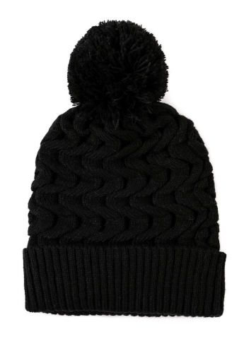 GORRO RECOGIDOS CON NEGRO