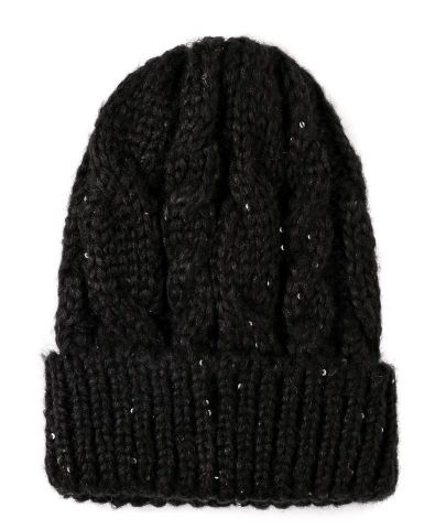 GORRO OCHOS LENTEJUELAS NEGRO