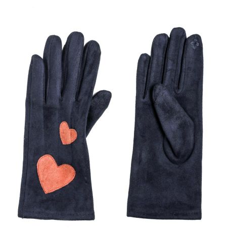 GUANTES 2 CORAZONES AZUL