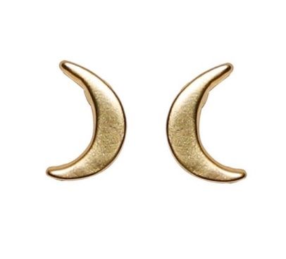 PENDIENTES LUNA PEQUEÑA DORADO