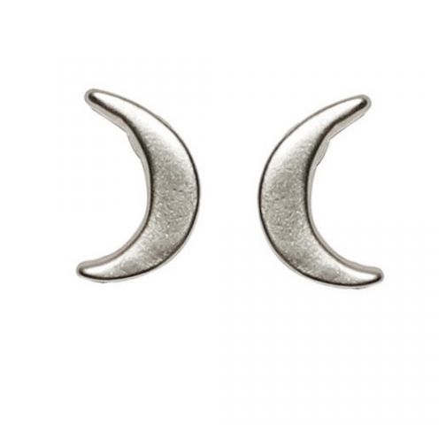 PENDIENTES LUNA PEQUEÑA PLATEADO