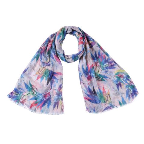 FOULARD HOJAS ACANTO ROSA