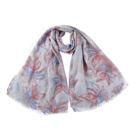 FOULARD FLORES LYS TEJA