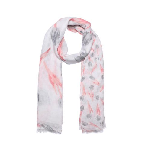 FOULARD TULIPANES NARANJA