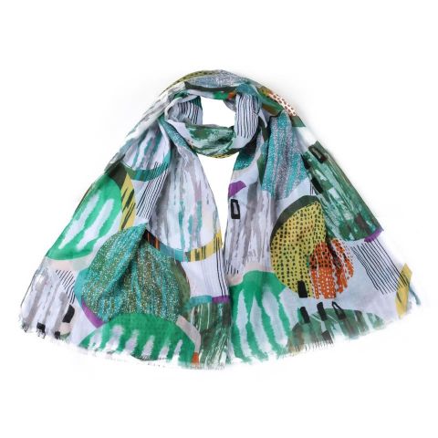 FOULARD GRANDES BOLAS MIXCO VERDE