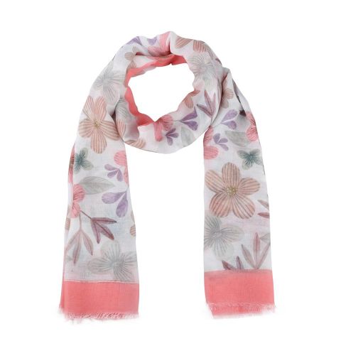 FOULARD DIGITAL FLORECITAS H ROSA