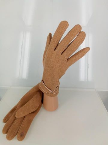 GUANTES LISOS CHAN CAMEL