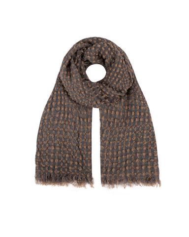 FOULARD MANTA MINI NUDOSZX23 GRIS