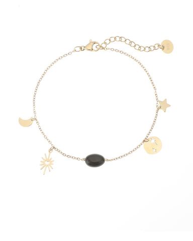 PULSERA ACERO ESTRELLA POLAR COMBI BAÑADO ORO