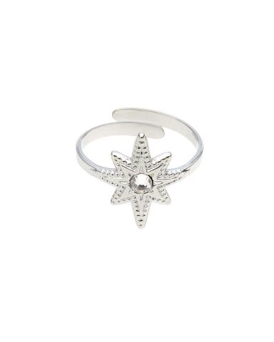 ANILLO ACERO ESTRELLA POLAR BLANC NATURAL