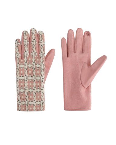 GUANTES PESPUNT. ROSA