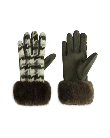 GUANTES PUZLE VERDE