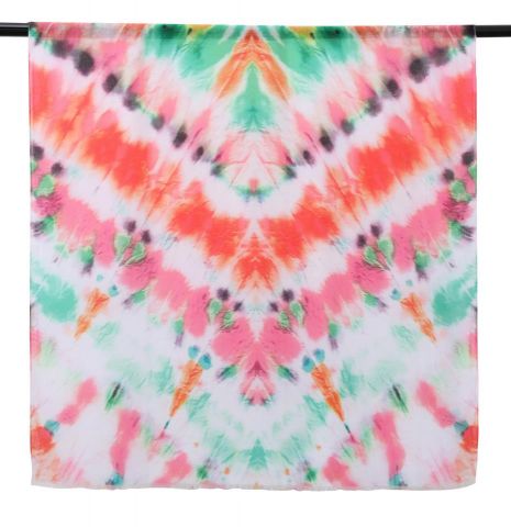 FOULARD TIE DIE ROSA