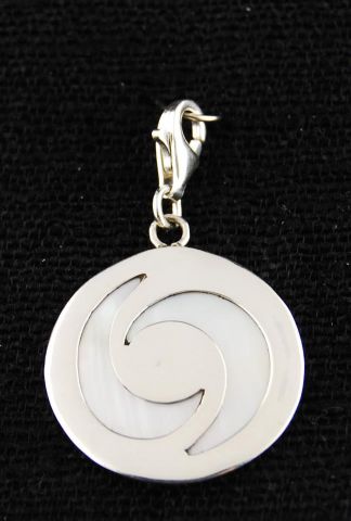 COLGANTE AG CHARM 2 LUNAS BLANCO