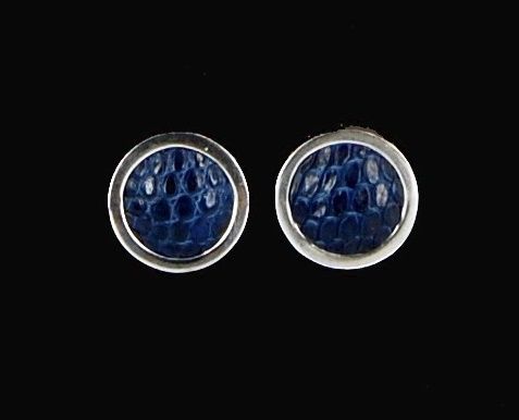 PENDIENTES AG RDOS. SERP. POST. AZUL 3,55G