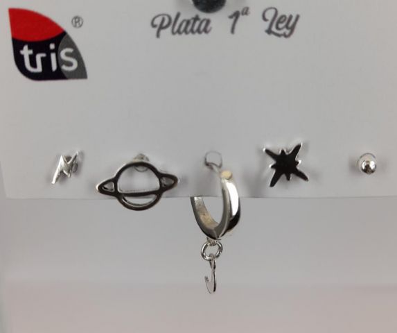 PENDIENTES AG SET 5 PLANETAS