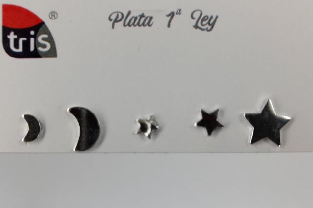 PENDIENTES AG SET 5 LUNAS Y ESTRELLAS