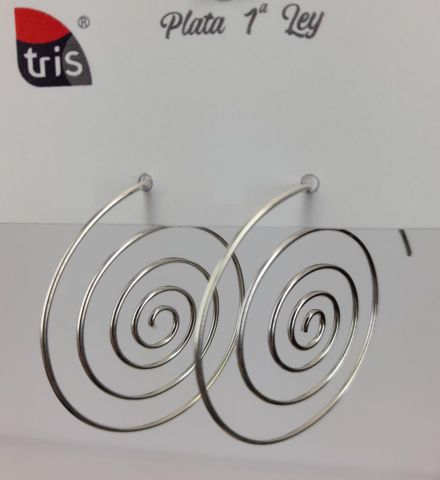 PENDIENTES AG ESPIRAL L