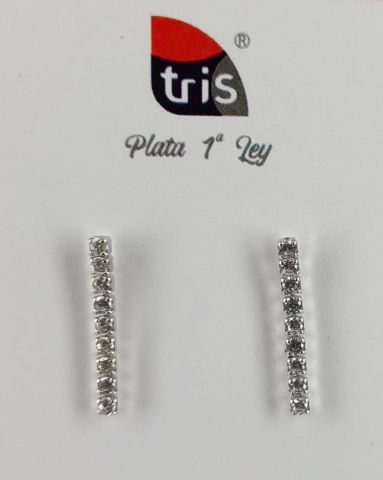 PENDIENTES AG STRASS 1 FILA