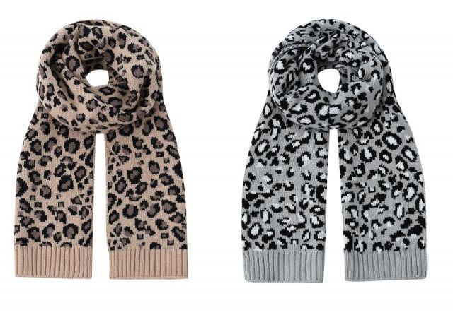 BUFANDA ANIMAL PRINT. MIN. 2 SURT