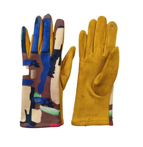 GUANTES PINCELADAS AMARILLO