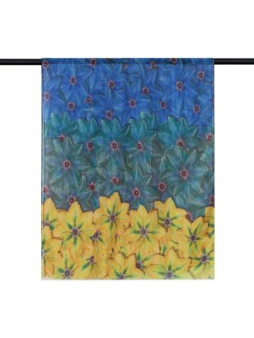 FOULARD FLORES COLORES AMARILLO