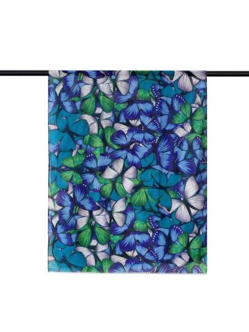 FOULARD FMARIPOSAS PQÑAS AZUL