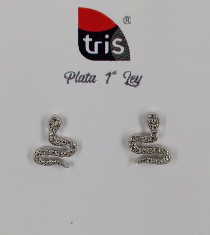 PENDIENTES AG SERPIRNTE CRIST