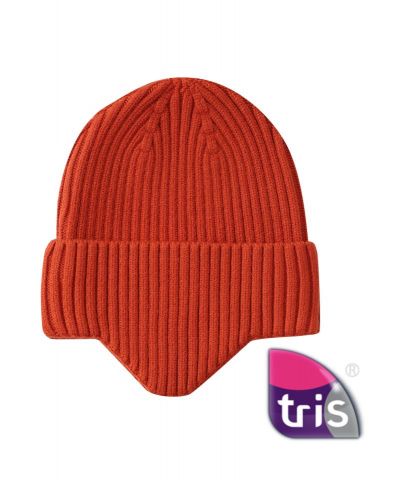 GORRO CON OREJERAS NARANJA