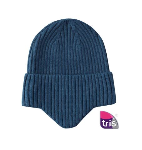 GORRO CON OREJERAS AZUL