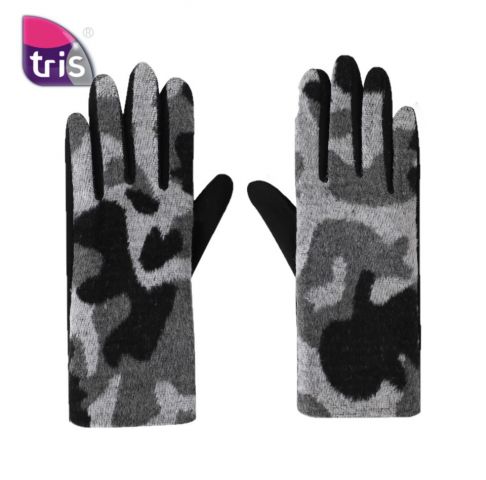 GUANTES CAMUFLAJE NEGRO