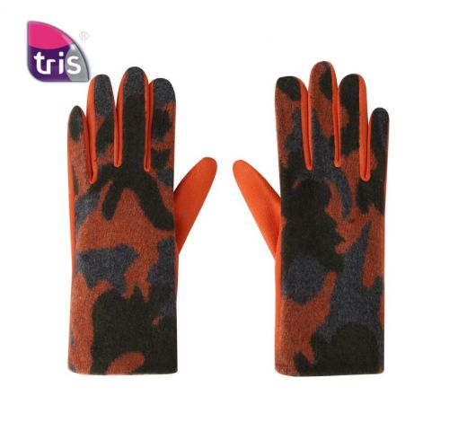 GUANTES CAMUFLAJE NARANJA