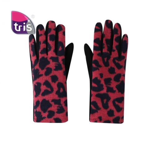 GUANTES ANIMAL PRINT FUCHSIA