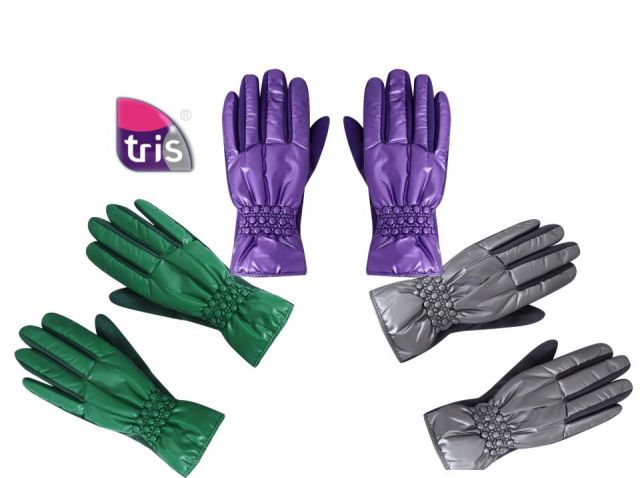 GUANTES METALIZADOS CIRCULOS. MIN. 3 SURT.