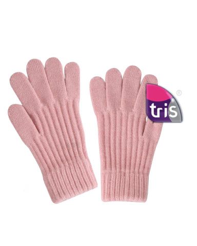 GUANTES PUNTO PALMA RAYADA ROSA