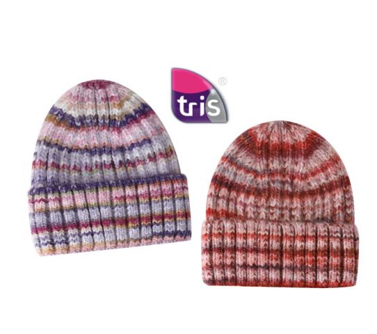 GORRO RAYAS JASPEADAS. MIN. 2 SURT.